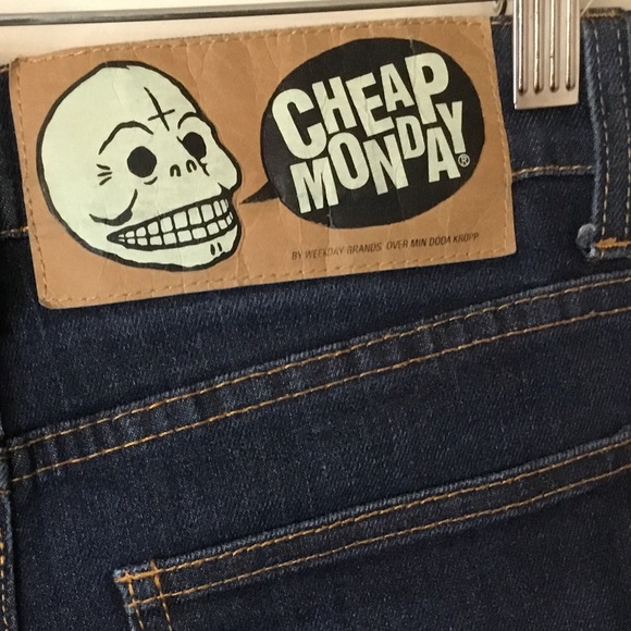 Cheap Monday Tight Original Dark Wash Straight Jeans - 30/32 - Picture 6 of 9